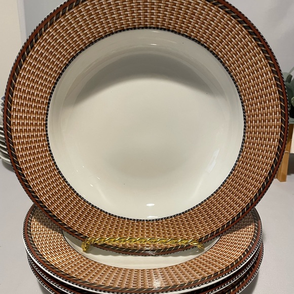 Sasaki Design By Erica Friedman Nantucket Soup Bowls Set 4 - Picture 6 of 11